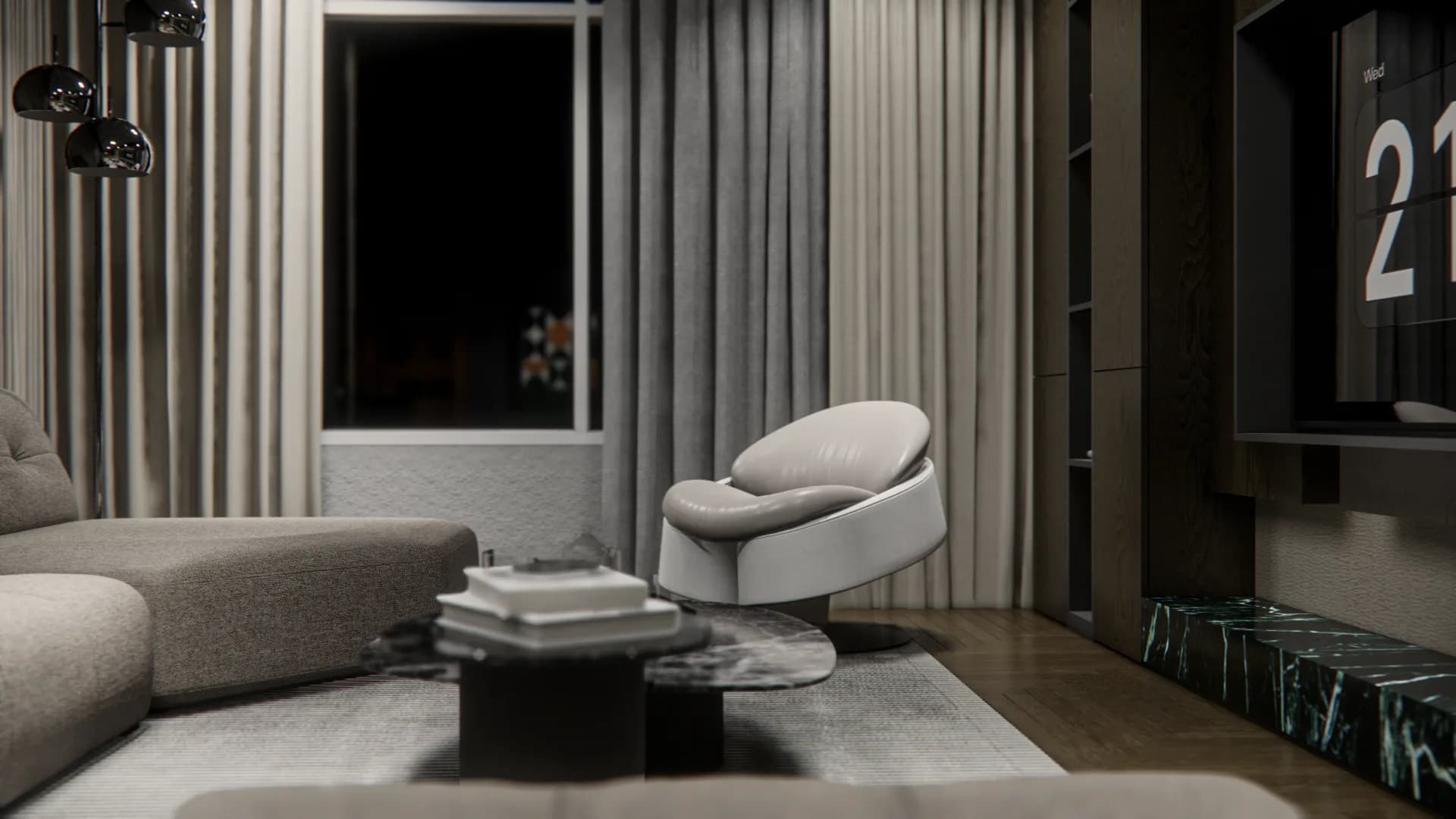 Salon İç Mekân Tasarımı II — görsel 8
