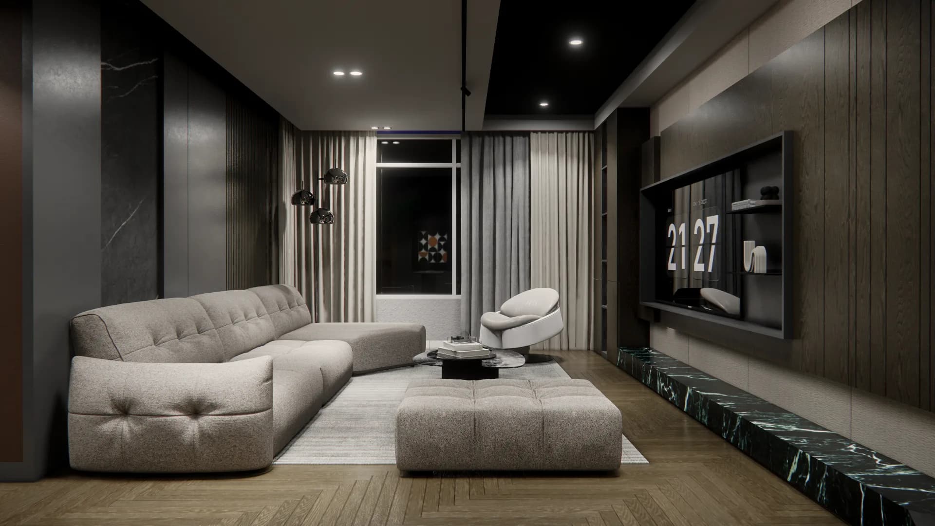 Salon İç Mekân Tasarımı II — görsel 11